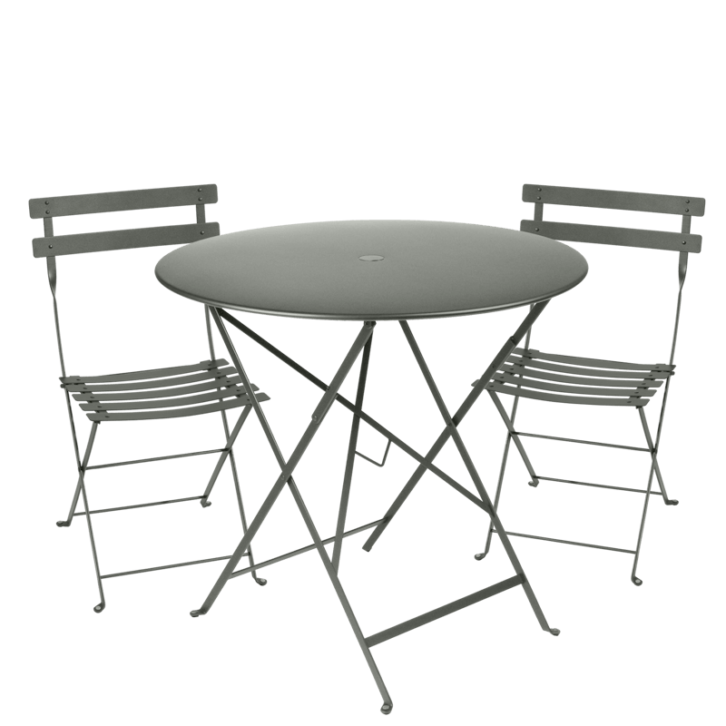 Fermob - Bistro Set - Rosemary - 77cm Table and 2 Chairs