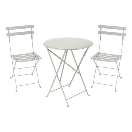 Fermob Bistro Set-  Cotton White - 60cm Table and 2 Chairs