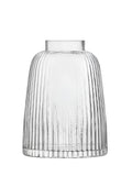 LSA Pleat Vase Clear 26cm