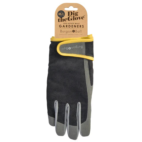 Burgon & Ball Dig The Glove - Slate Corduroy