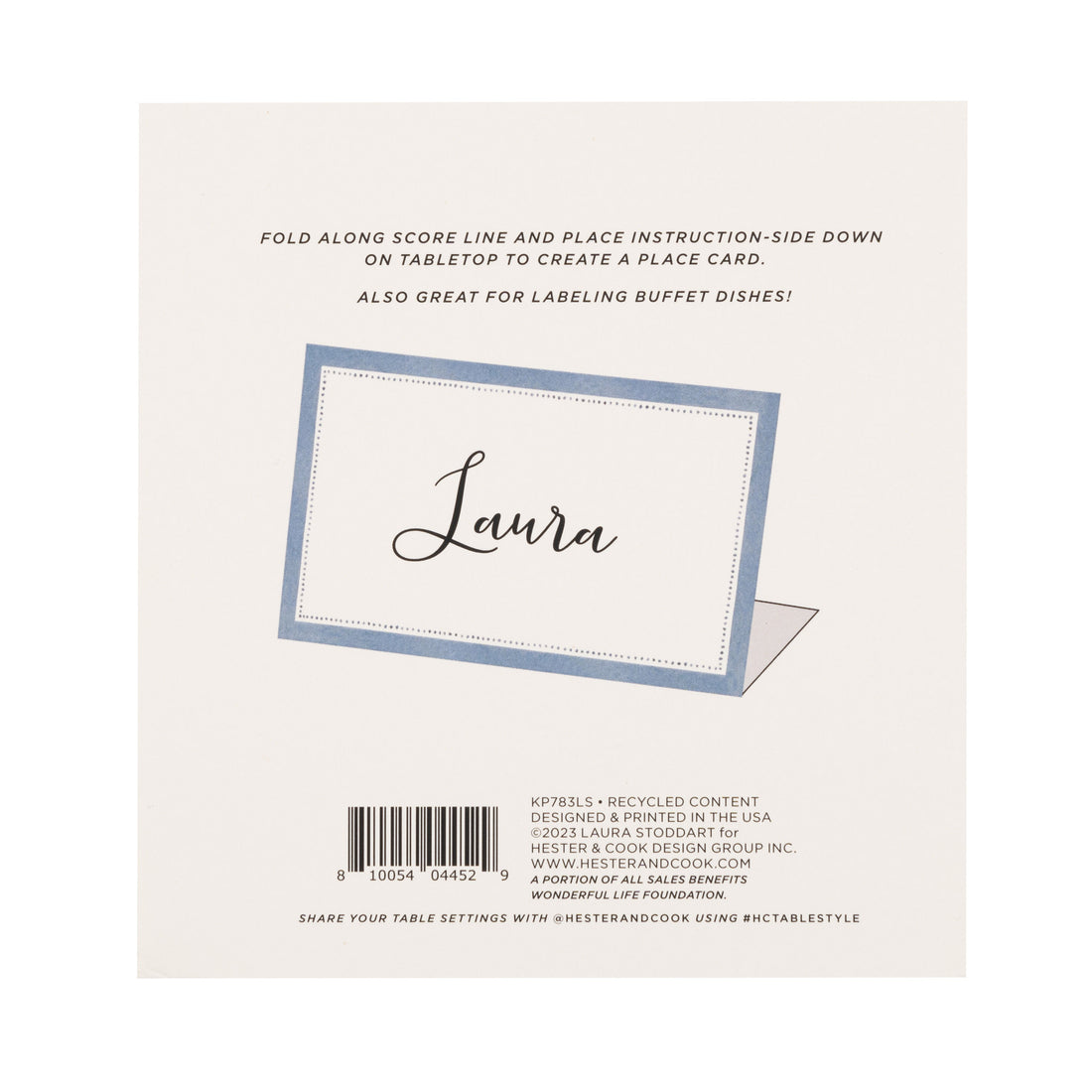 Laura Stoddart - Tabletop Place Cards