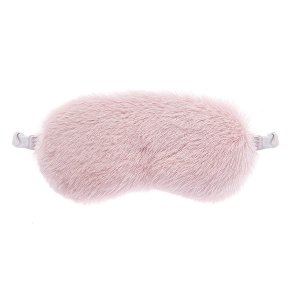 Helen Moore - Faux Fur Eye Mask / Blossom Cloud