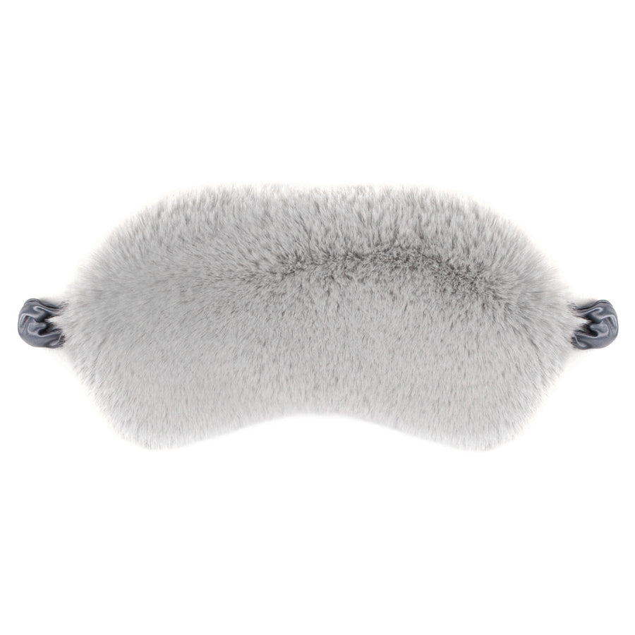 Helen Moore - Faux Fur Eye Mask / Mist Cloud