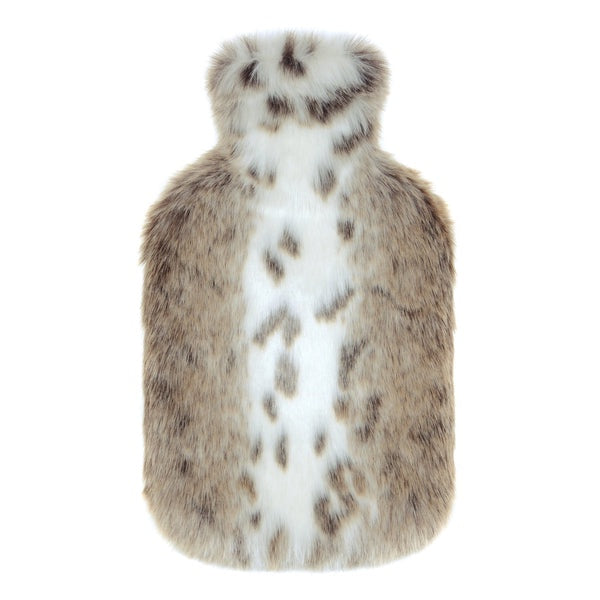 Helen Moore - Faux Fur Hot Water Bottle / Lynx