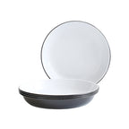 Falcon - Deep Plate Set of 4 / Pigeon Grey
