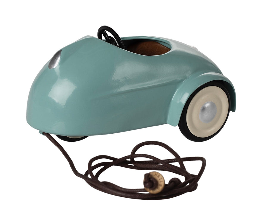 Maileg - Car, Mouse / Light Blue