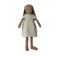 Maileg - Bunny Size 4, Brown Knitted Dress