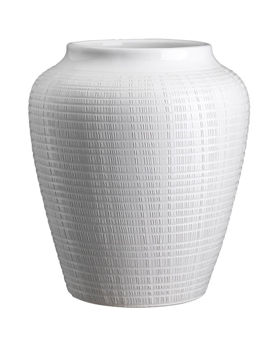 Bergs- Willow Glazed White h25cm