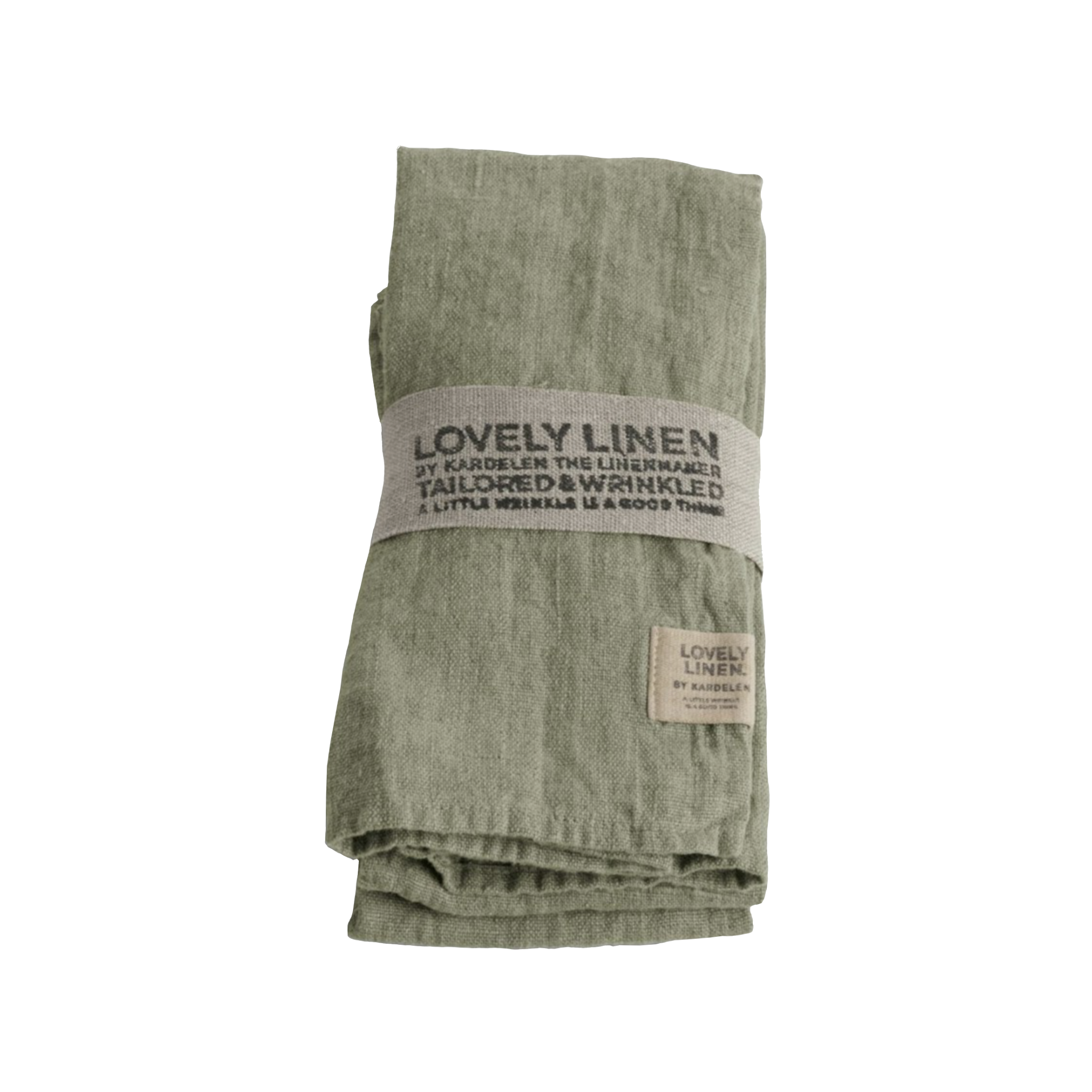 Lovely Linen - Napkin 45x45cm / Avocado