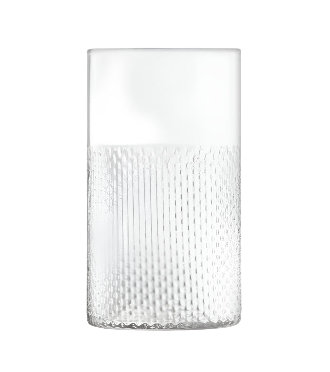 LSA Wicker Vase Clear H25cm