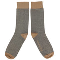 Catherine Tough - Women's Cotton Ankle Socks "LUREX" Grey/Copper (Size 4-7 UK)