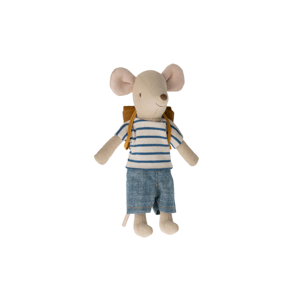 Maileg - Tricycle Mouse Big Brother With Bag