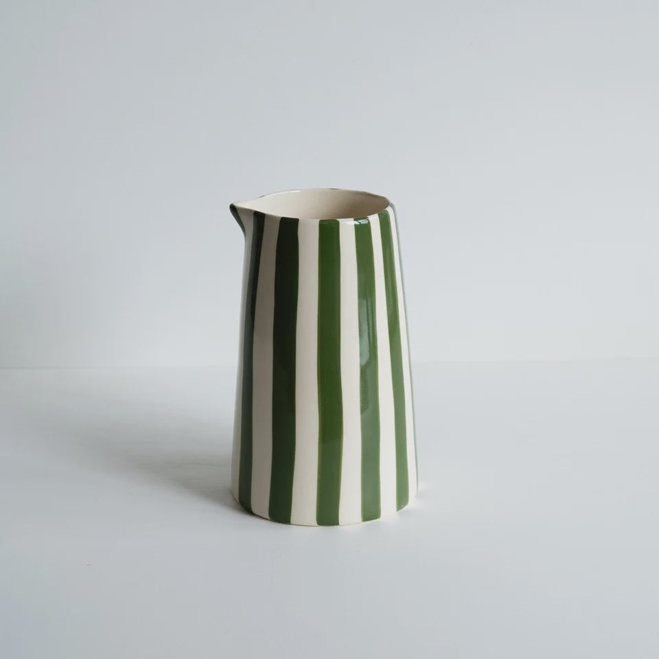 Musango - Pitcher Candy Stripe | Moss Green