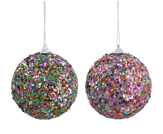 Multi Colour Sparkling Balls (10x10x10cm)