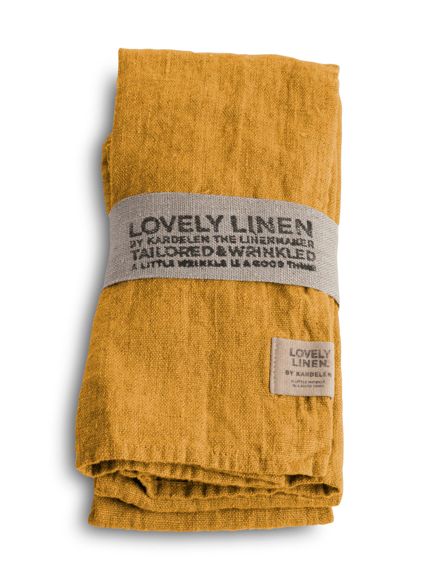 Lovely Linen- Napkin/ Honey 45x45cm