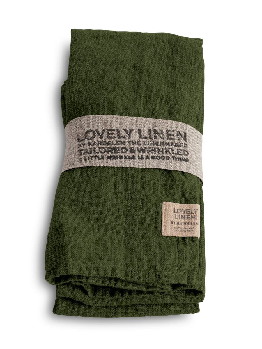 Lovely Linen- Napkin/ Jeep Green 45x45cm