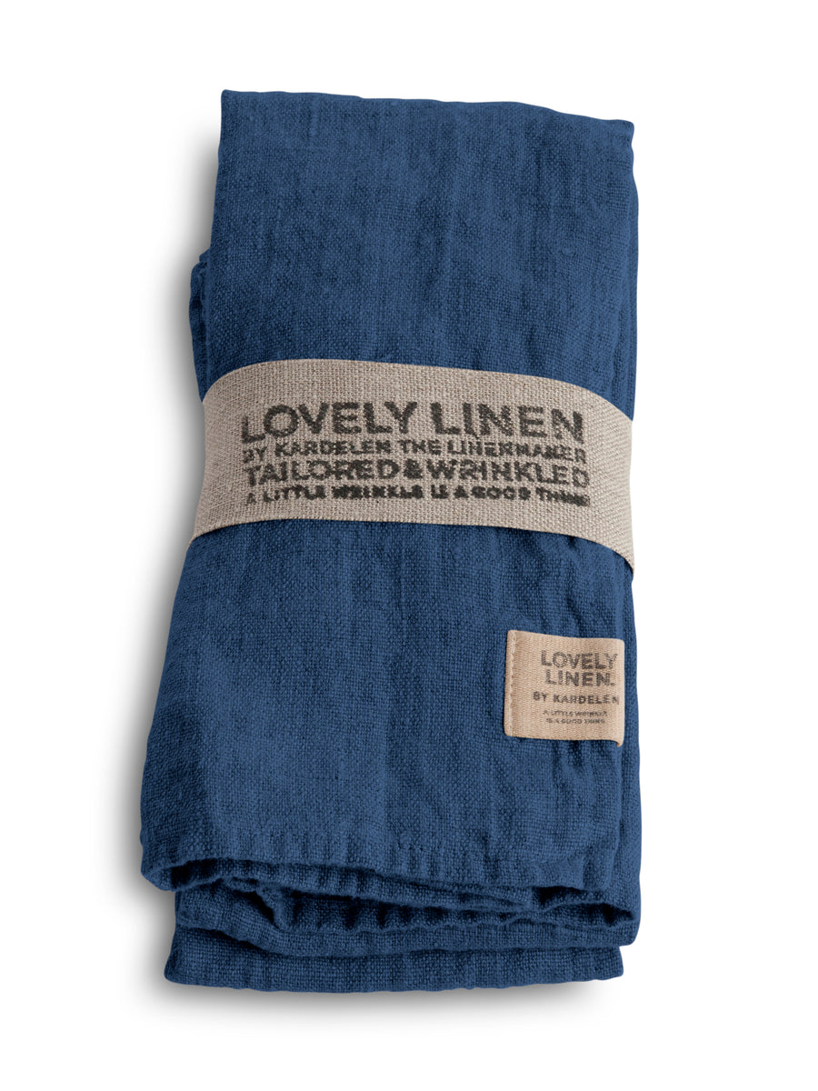Lovely Linen- Napkin/ Denim Blue 45x45cm