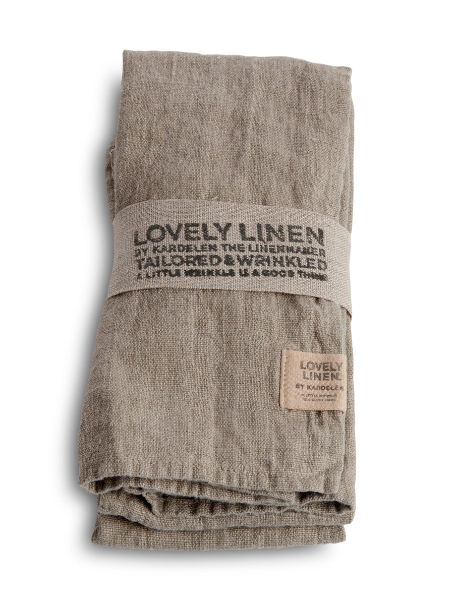 Lovely Linen- Napkin/ Natural Beige 45x45cm