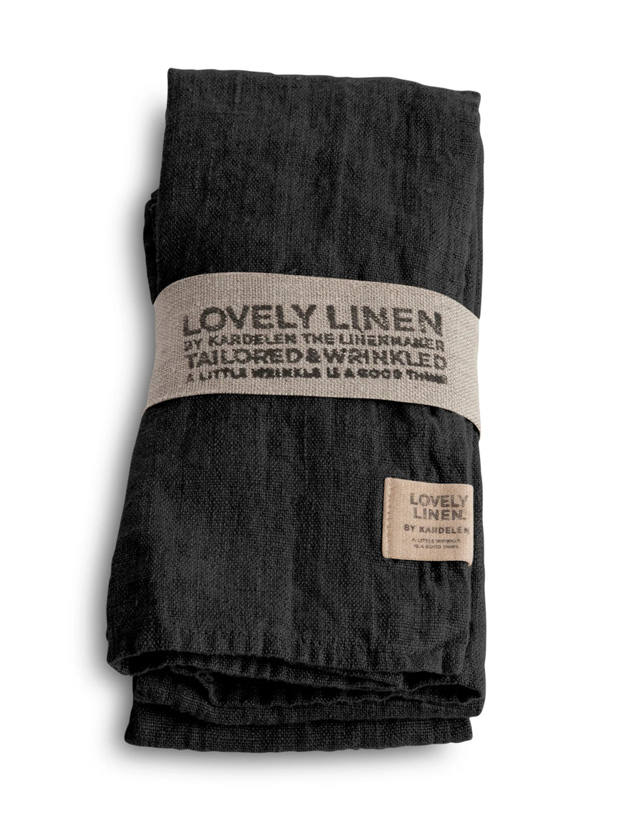 Lovely Linen- Napkin/ Dark Grey 45x45cm