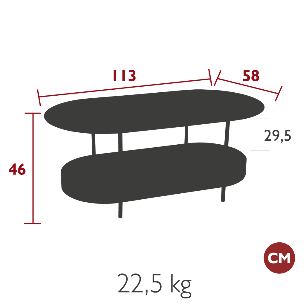 Fermob - Salsa Low Table