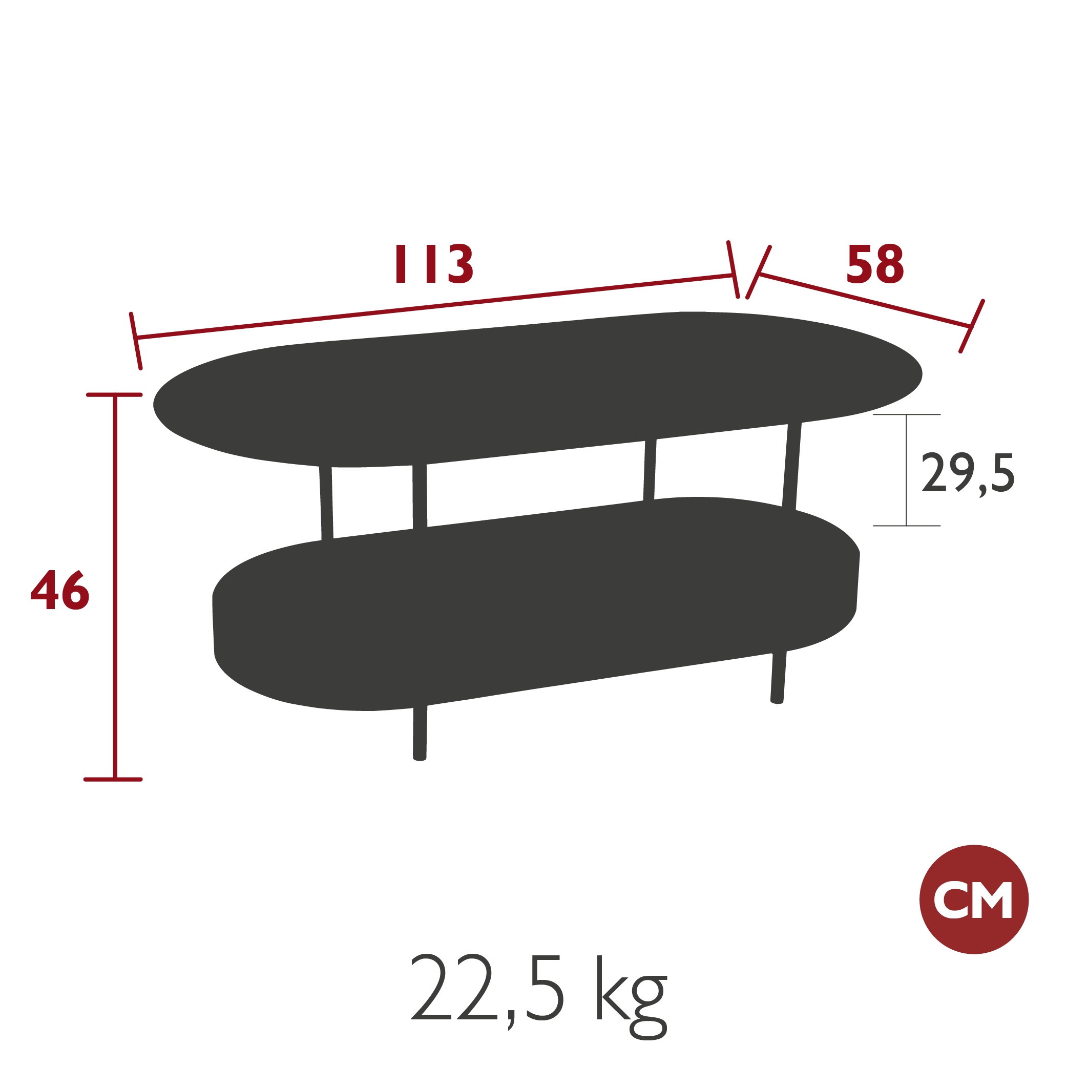 Fermob - Salsa Low Table