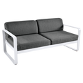 Fermob- Bellevie 2 Seater Sofa - Graphite Grey Cushions