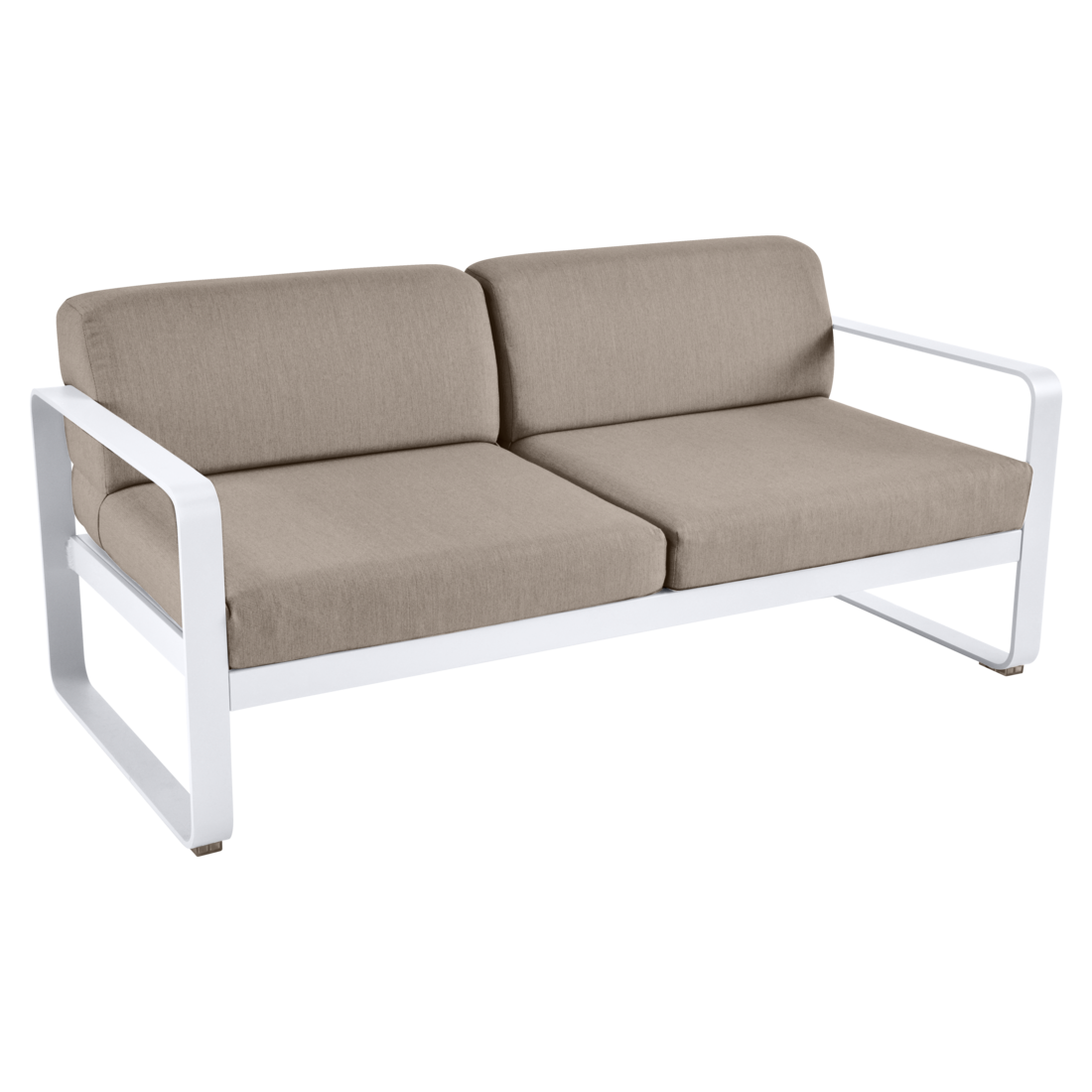 Fermob- Bellevie 2 Seater Sofa - Grey Taupe Cushions