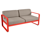Fermob- Bellevie 2 Seater Sofa - Grey Taupe Cushions