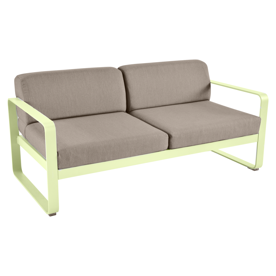 Fermob- Bellevie 2 Seater Sofa - Grey Taupe Cushions