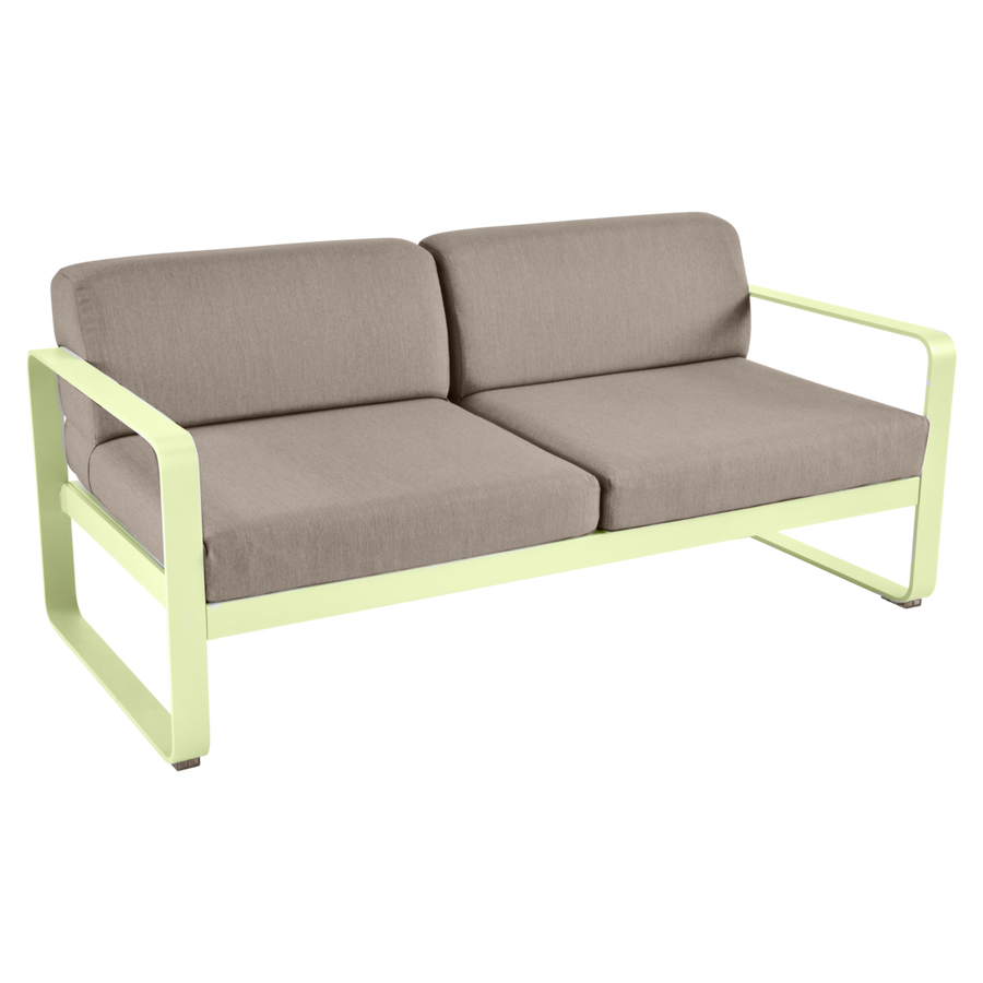 Fermob- Bellevie 2 Seater Sofa - Grey Taupe Cushions