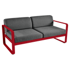 Fermob- Bellevie 2 Seater Sofa - Graphite Grey Cushions