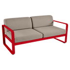 Fermob- Bellevie 2 Seater Sofa - Grey Taupe Cushions