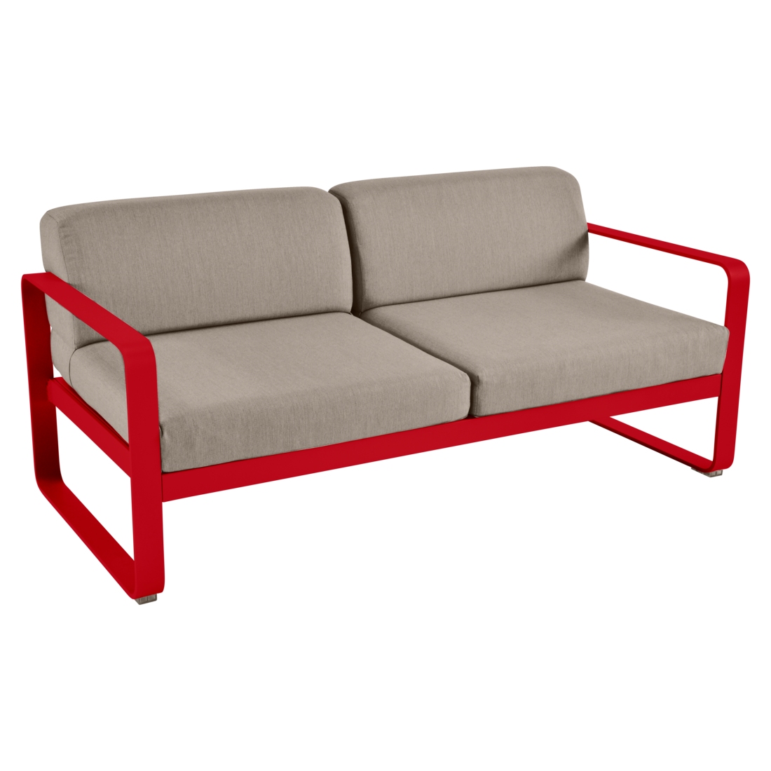 Fermob- Bellevie 2 Seater Sofa - Grey Taupe Cushions