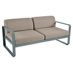 Fermob- Bellevie 2 Seater Sofa - Grey Taupe Cushions