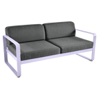 Fermob- Bellevie 2 Seater Sofa - Graphite Grey Cushions