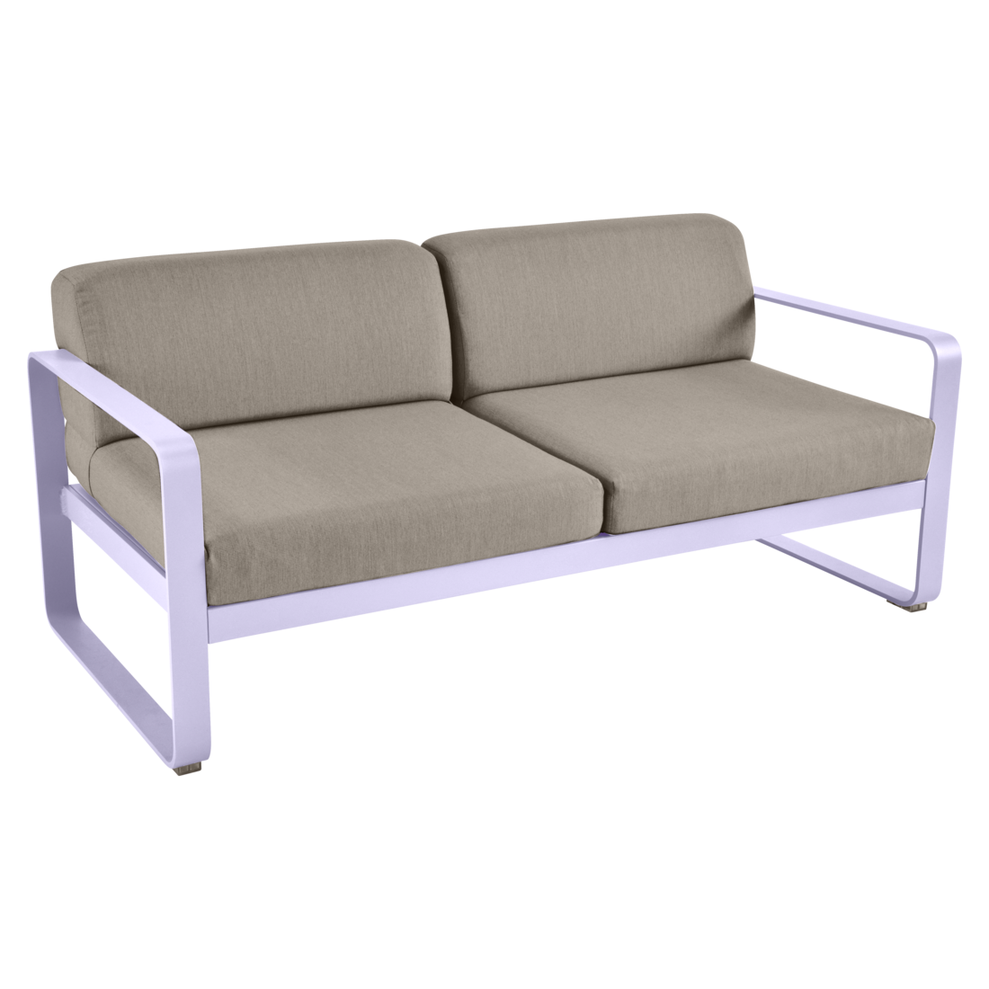 Fermob- Bellevie 2 Seater Sofa - Grey Taupe Cushions