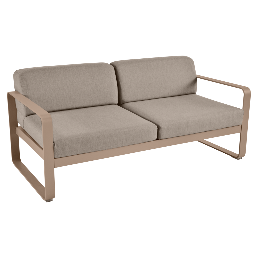 Fermob- Bellevie 2 Seater Sofa - Grey Taupe Cushions