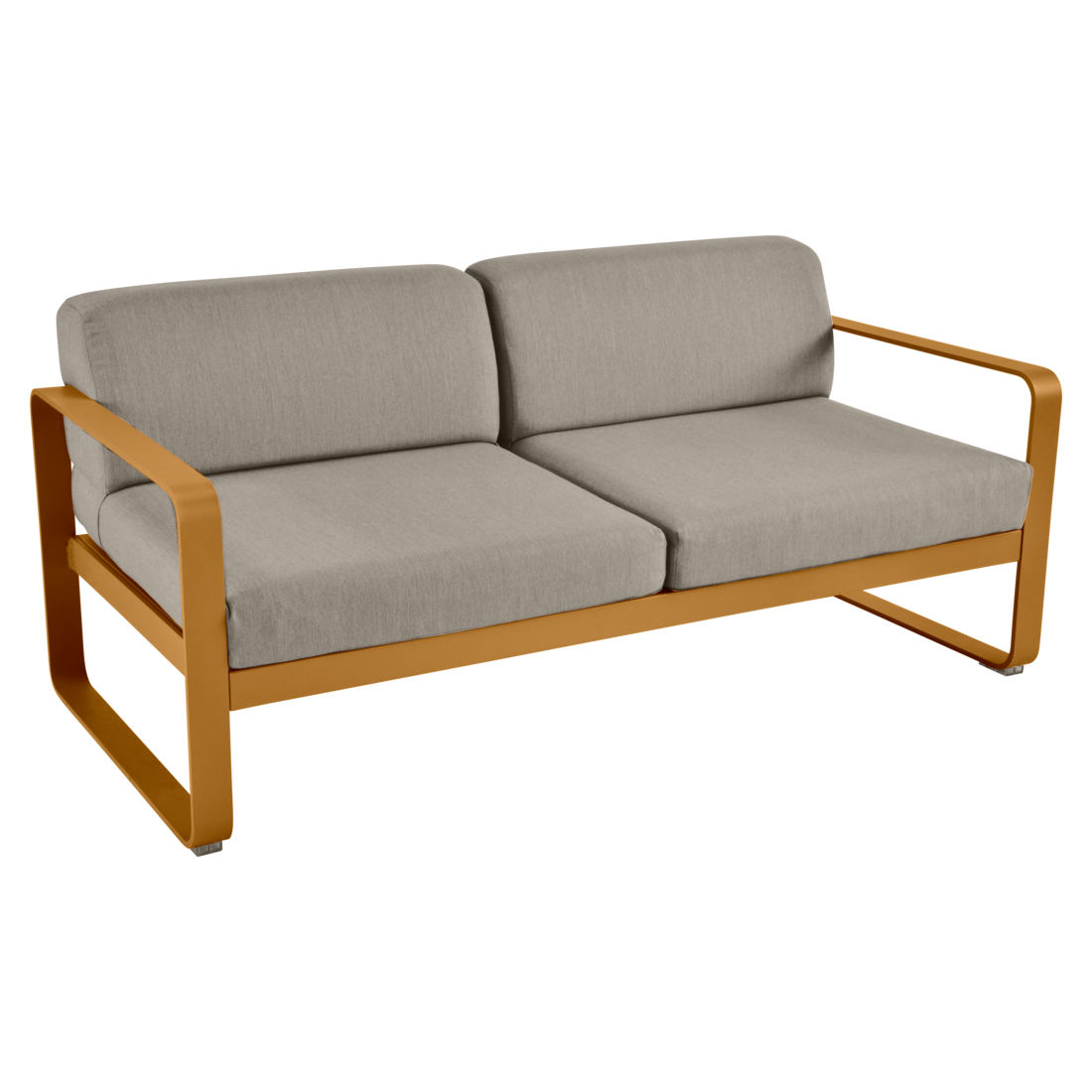Fermob- Bellevie 2 Seater Sofa - Grey Taupe Cushions