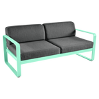 Fermob- Bellevie 2 Seater Sofa - Graphite Grey Cushions
