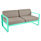 Fermob- Bellevie 2 Seater Sofa - Grey Taupe Cushions