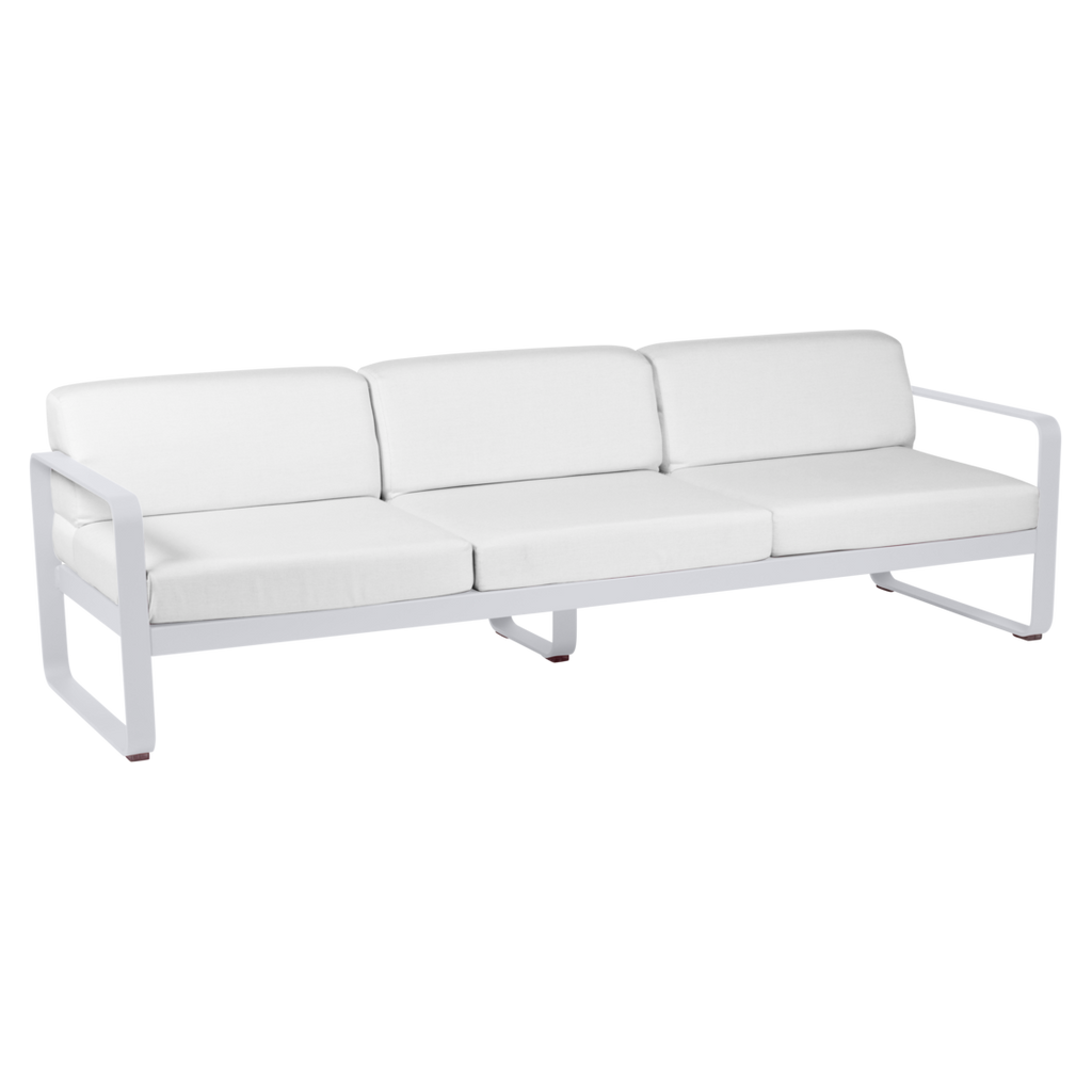 Fermob- Bellevie 3 Seater Sofa - Off White Cushions