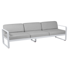 Fermob- Bellevie 3 Seater Sofa - Flannel Grey Cushions