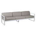 Fermob- Bellevie 3 Seater Sofa - Grey Taupe Cushions