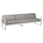 Fermob- Bellevie 3 Seater Sofa - Grey Taupe Cushions
