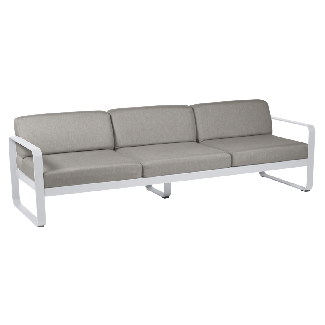 Fermob- Bellevie 3 Seater Sofa - Grey Taupe Cushions