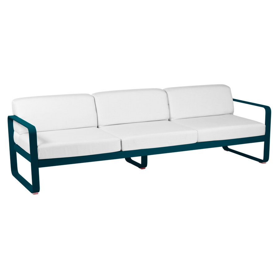 Fermob- Bellevie 3 Seater Sofa - Off White Cushions