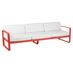 Fermob- Bellevie 3 Seater Sofa - Off White Cushions
