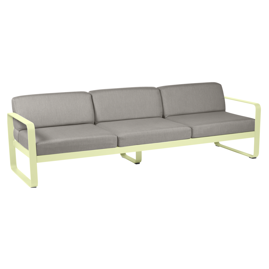 Fermob- Bellevie 3 Seater Sofa - Grey Taupe Cushions
