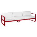 Fermob- Bellevie 3 Seater Sofa - Off White Cushions