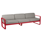 Fermob- Bellevie 3 Seater Sofa - Grey Taupe Cushions
